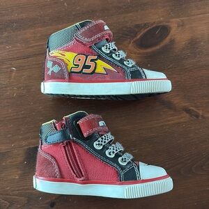Geox Disney Cars McQueen Sneakers Toddler Size 4.5
